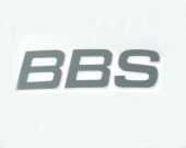 BBS RS Logos weiß /schwarz